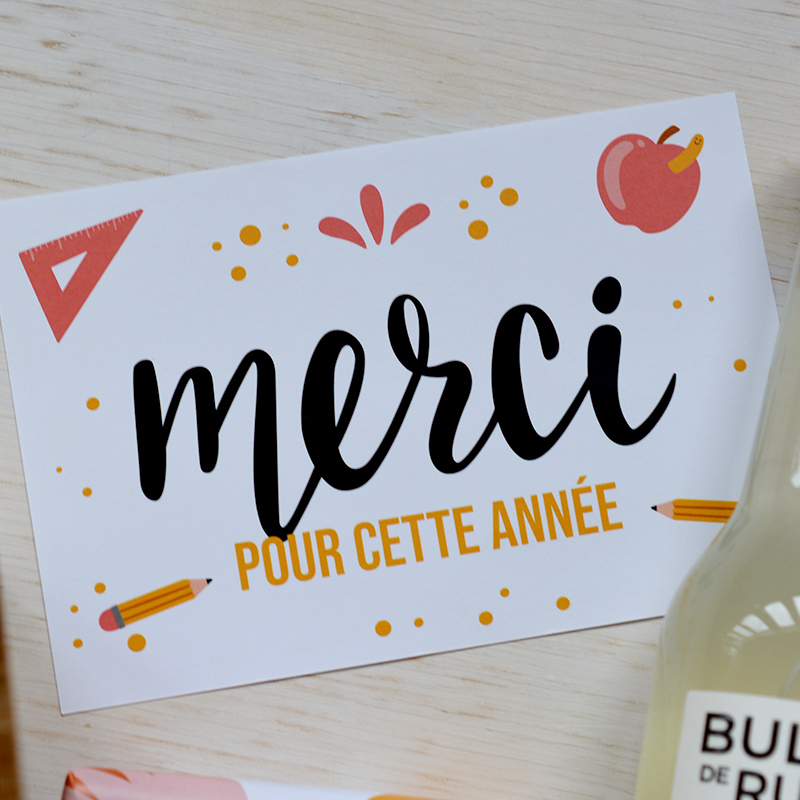 Box Surprise - Merci Pour Cette Année - Carte