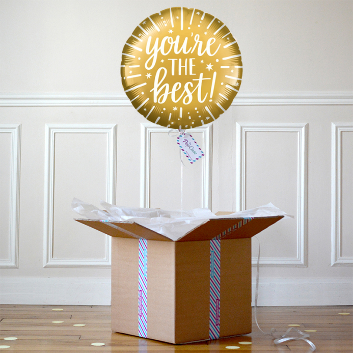 Ballon helium - You are the Best - The PopCase