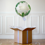 Ballon Cadeau - Joyeux Anniversaire Tropical - The PopCase