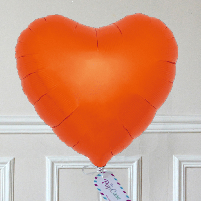 Ballon Cadeau - Coeur Orange - The PopCase