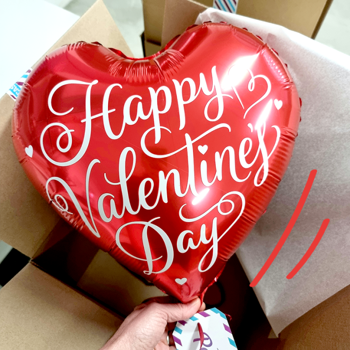 Ballon Cadeau - Saint Valentin - The PopCase
