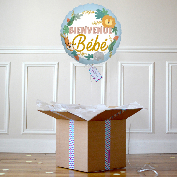 Ballon Cadeau - Bienvenue Bébé - The PopCase
