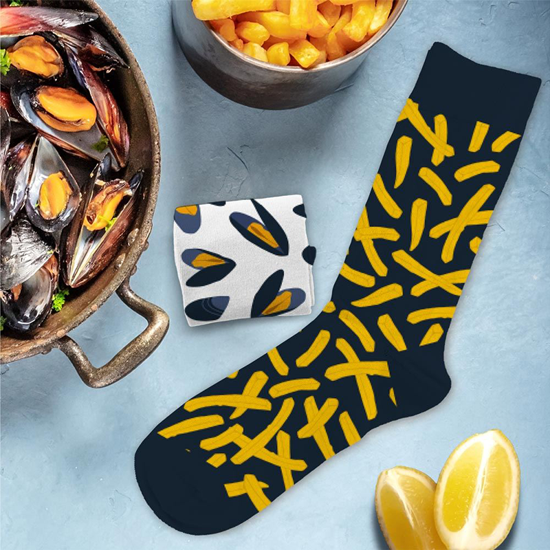 Chaussettes Moules / Frites