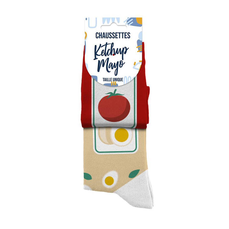 Chaussettes Ketchup / Mayo - The PopCase