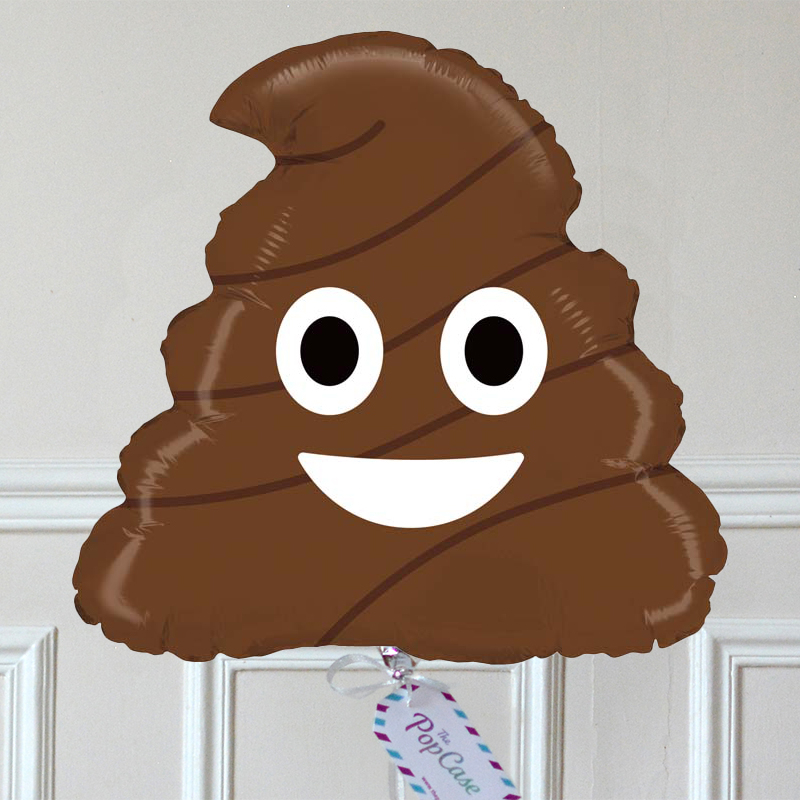 Ballon Cadeau - Emoji Crotte - The PopCase