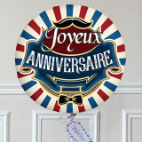 Ballon Cadeau - Joyeux Anniversaire Cirque - The PopCase