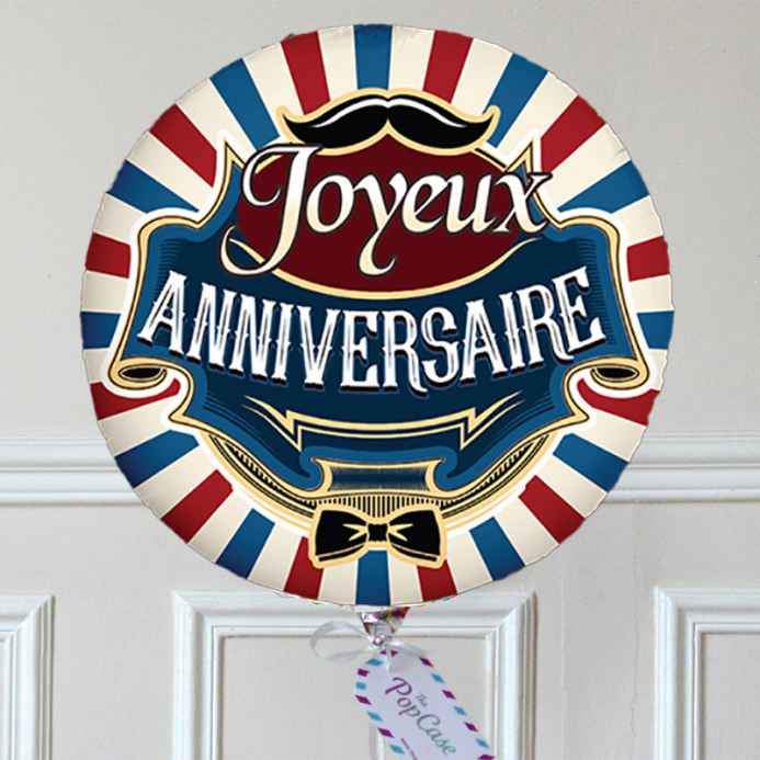 Ballon Cadeau - Joyeux Anniversaire Cirque