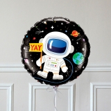 Ballon Cadeau Happy Birthday Cosmonaute - Verso GP - The PopCase