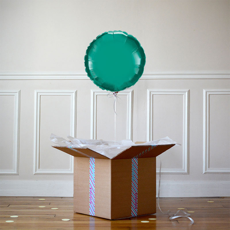 Ballon Cadeau - Rond Vert - The PopCase
