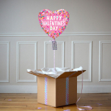 Ballon Cadeau - Saint Valentin Confettis