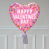 Ballon Cadeau - Saint Valentin Confettis