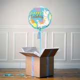 Ballon Cadeau Happy Birthday Lama - The PopCase