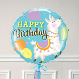 Ballon Cadeau Happy Birthday Lama - The PopCase