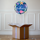 Ballon Cadeau - Happy Birthday Océan