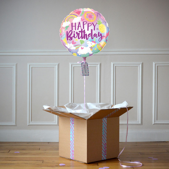 Carte cadeau .fr - Dans un coffret Ballons d'anniversaire - les Prix  d'Occasion ou Neuf