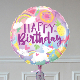 Ballon Cadeau - Happy Birthday Funtastic