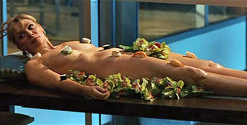 Samantha Jones Nyotaimori