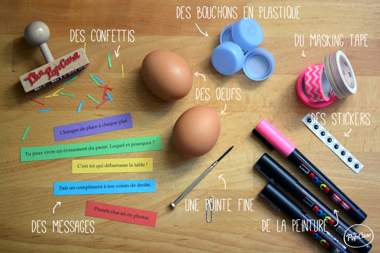 Œuf à message surprise - DIY orginal • ThePopCase