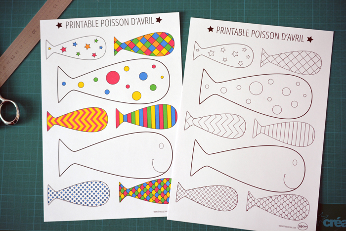 Printable - Poisson d'avril - The PopCase