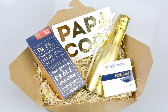 Le contenu de la box fête des pères.