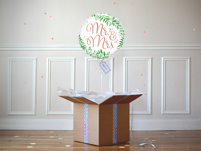 Ballon cadeau demande en mariage originale