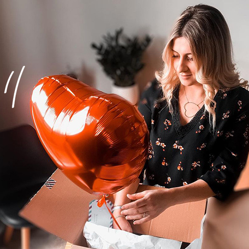 Cadeau surprise Saint-Valentin – Ballon et Coffret - The PopCase